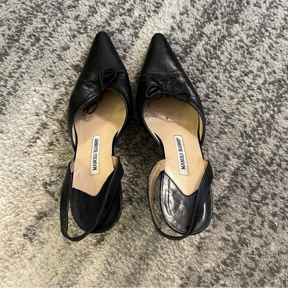Manolo Blahnik Slingback Pumps - Picture 14 of 15